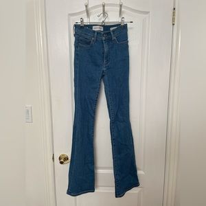 Denim forum Jane mid rise boot size 25